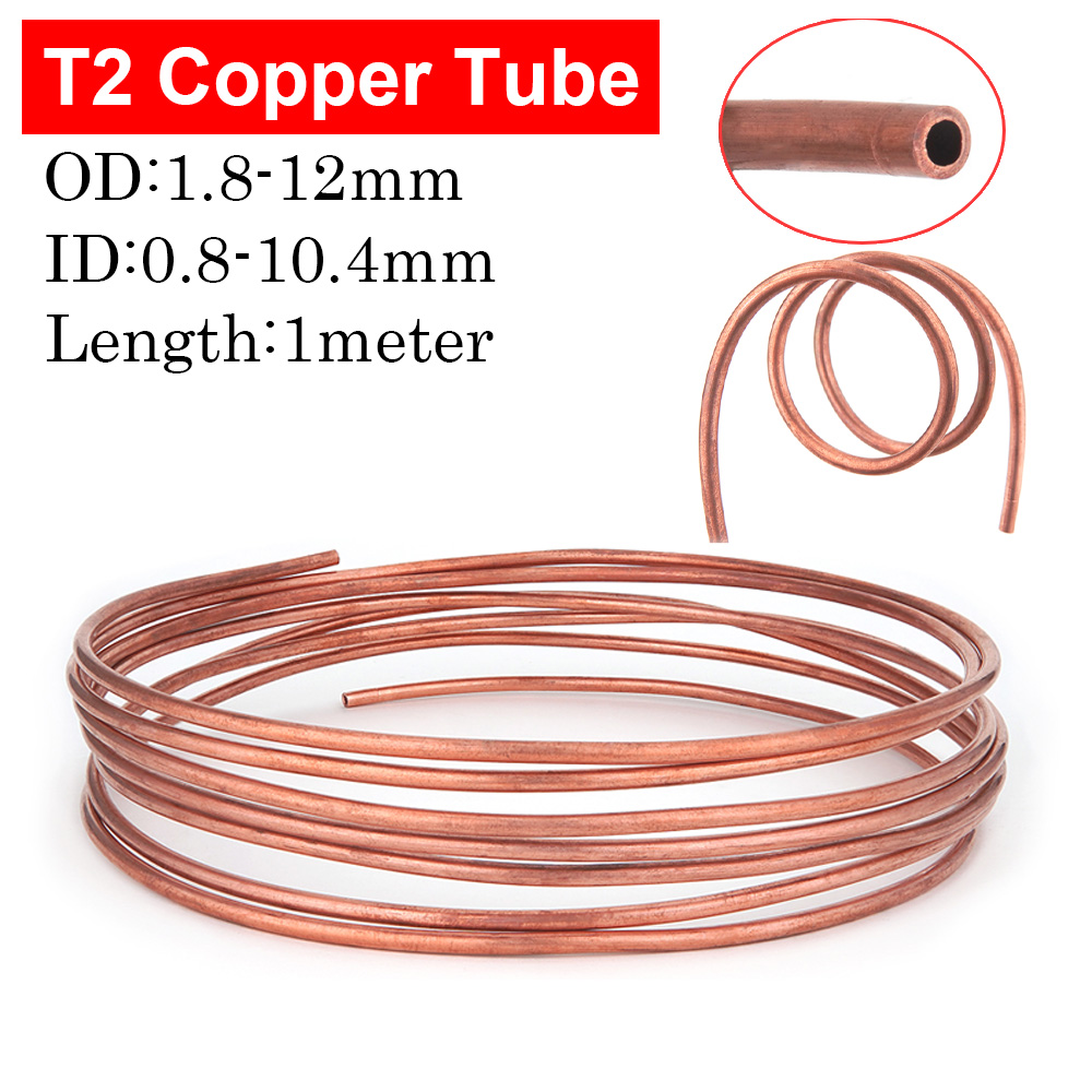 Copper Wire Roll - 1미터 T2 연동관 구리관 코일 외경
